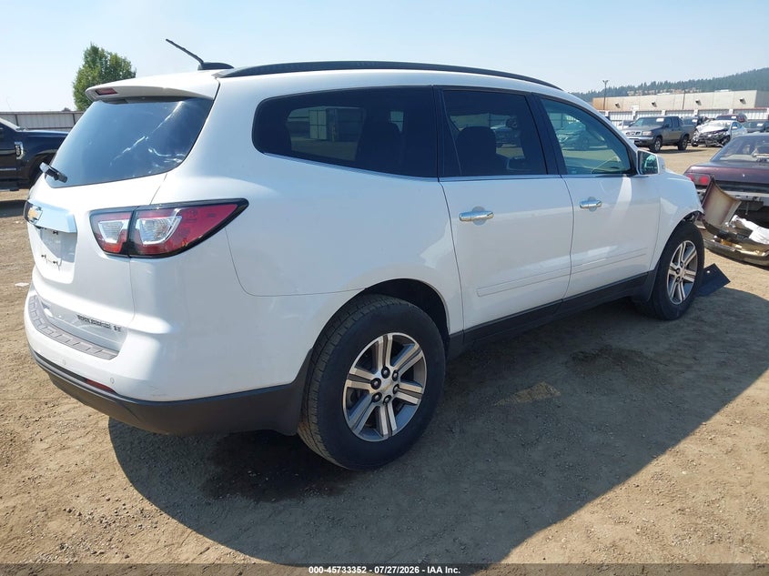 Vin: 1gnkvhkd0gj273301, lot: 46232051, chevrolet traverse lt 20164