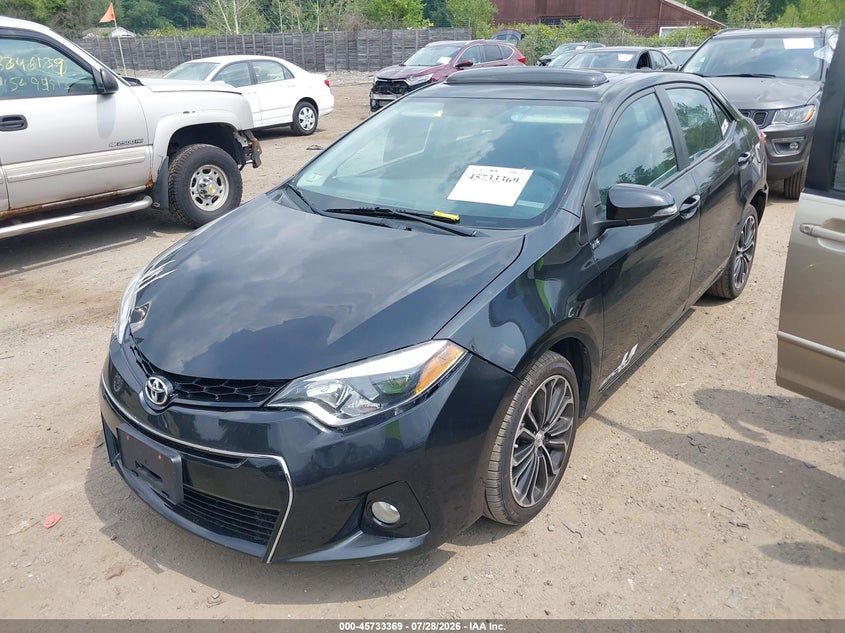 Vin: 2t1burhexfc287525, lot: 46232069, toyota corolla s plus 20152