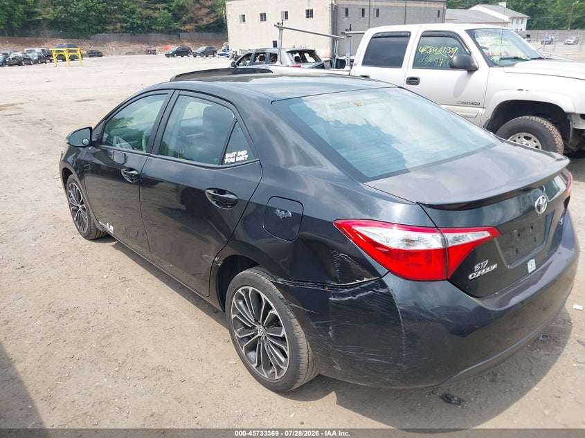 Vin: 2t1burhexfc287525, lot: 46232069, toyota corolla s plus 20153