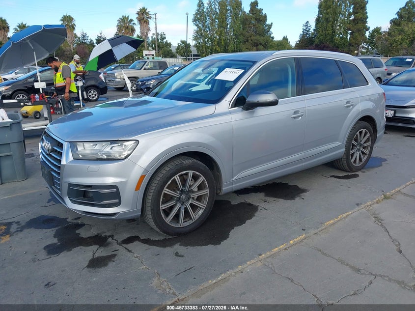 Vin: wa1laaf79hd001439, lot: 46232082, audi q7 3.0t premium 20172