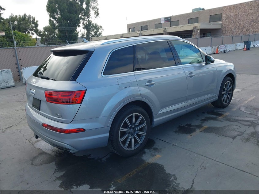 Vin: wa1laaf79hd001439, lot: 46232082, audi q7 3.0t premium 20174