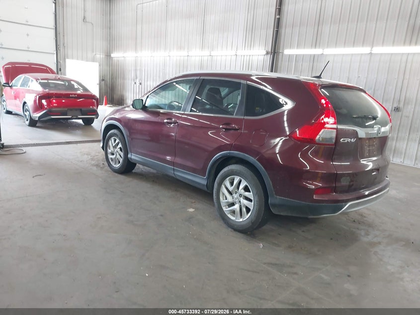 Vin: 5j6rm4h71gl040496, lot: 46232091, honda cr-v ex-l 20163