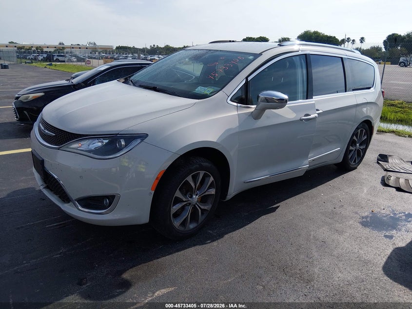 Vin: 2c4rc1ggxhr584030, lot: 46232104, chrysler pacifica limited 20172