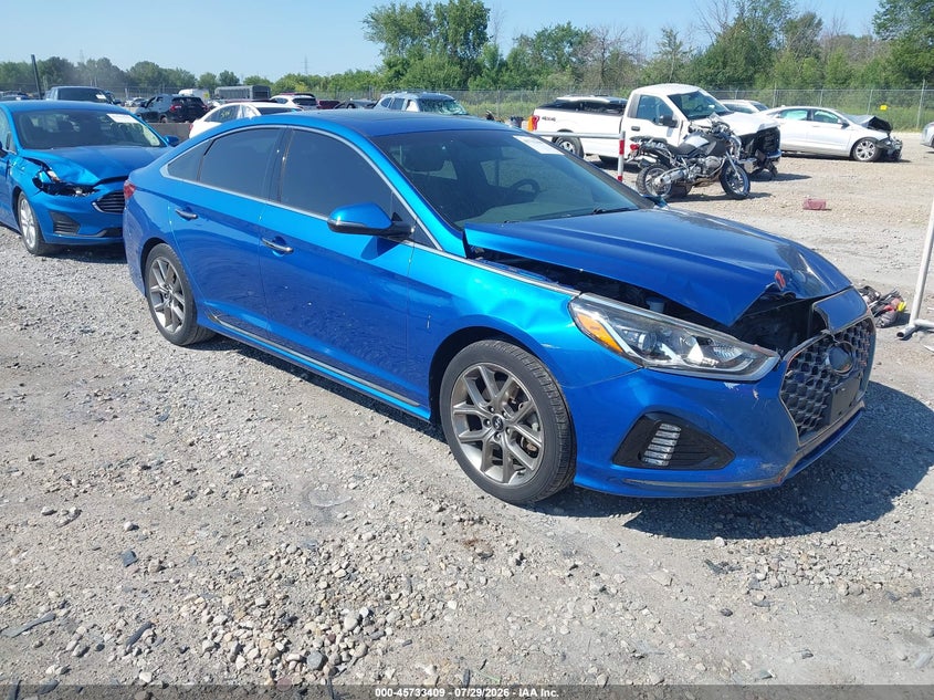 Vin: 5npe34ab2jh637349, lot: 46232108, hyundai sonata sport 2.0t 2018 img_1