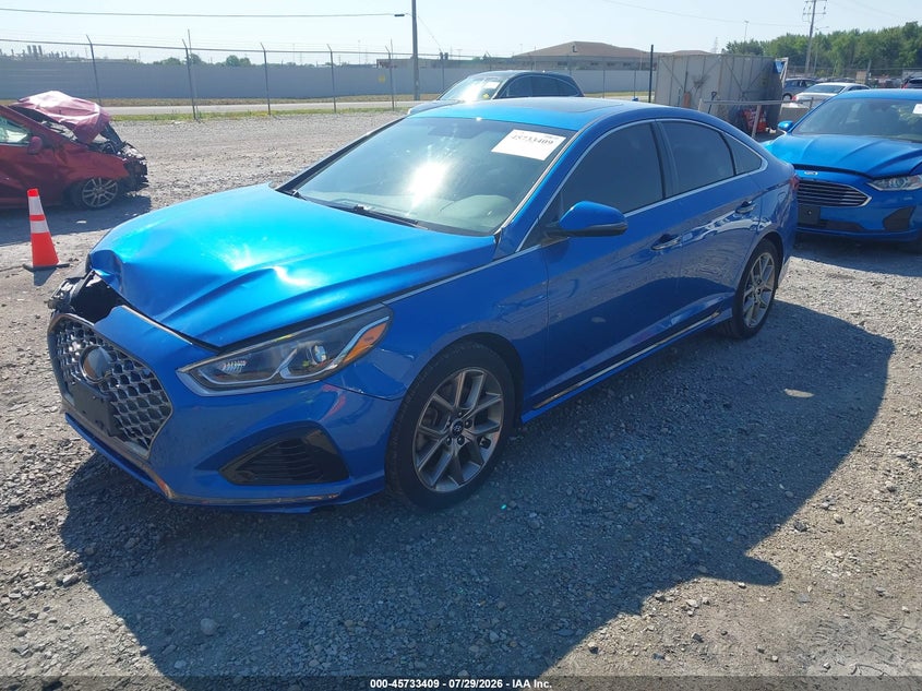 Vin: 5npe34ab2jh637349, lot: 46232108, hyundai sonata sport 2.0t 20182