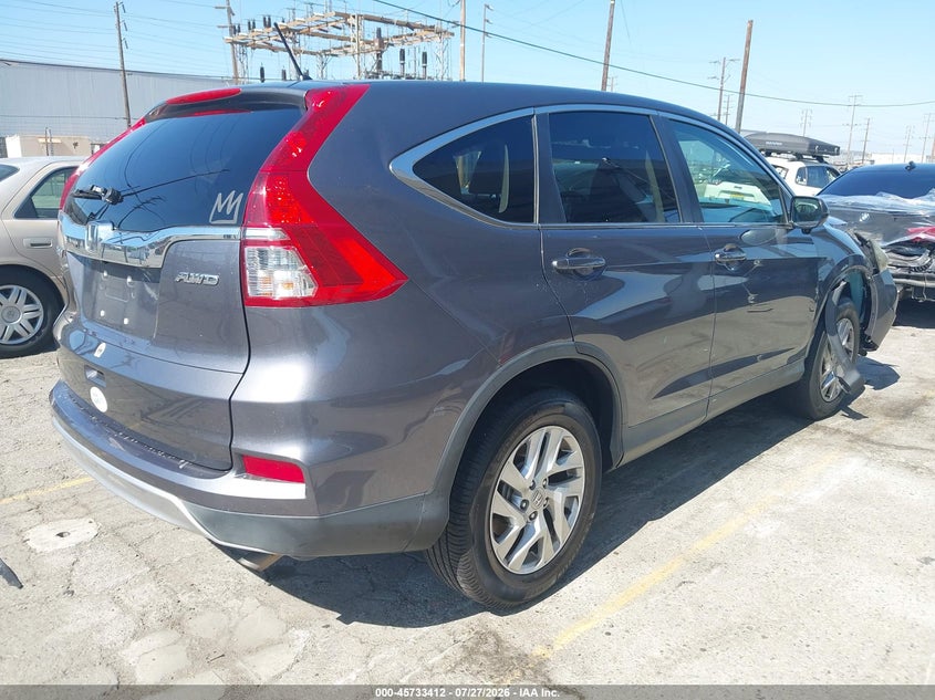 Vin: 5j6rm4h53gl109185, lot: 46232111, honda cr-v ex 20164