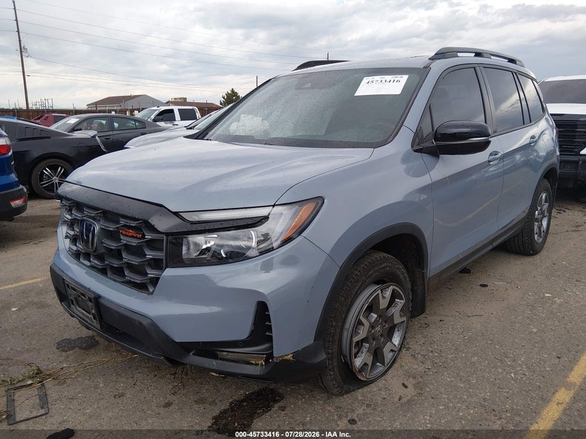 Vin: 5fnyf8h6xpb035455, lot: 46232115, honda passport awd trailsport 20232