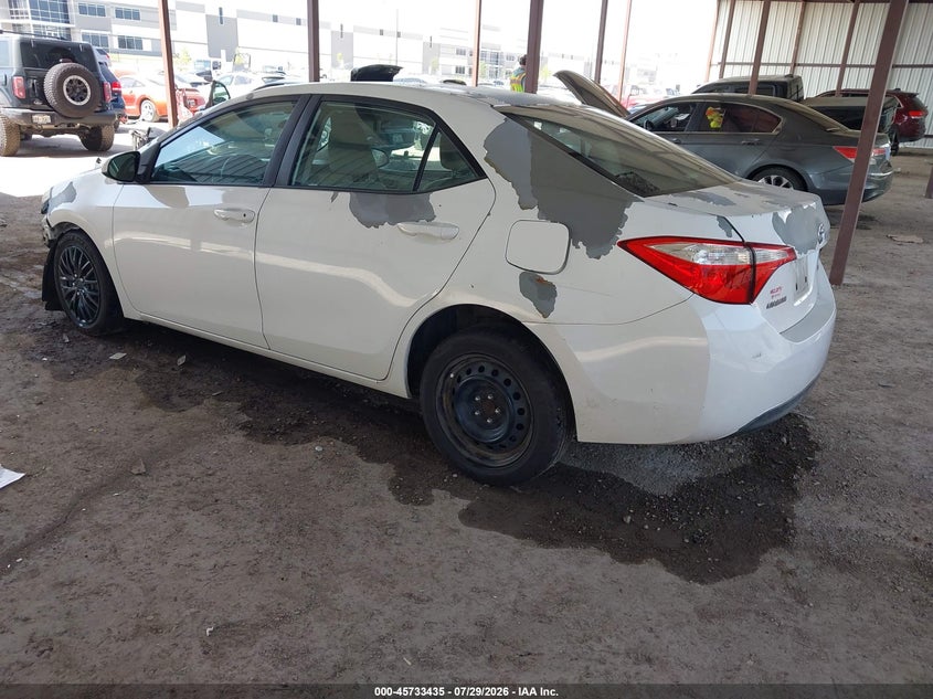 Vin: 5yfburhe1gp368611, lot: 46232134, toyota corolla le 20163