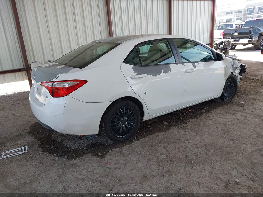 Vin: 5yfburhe1gp368611, lot: 46232134, toyota corolla le 20164