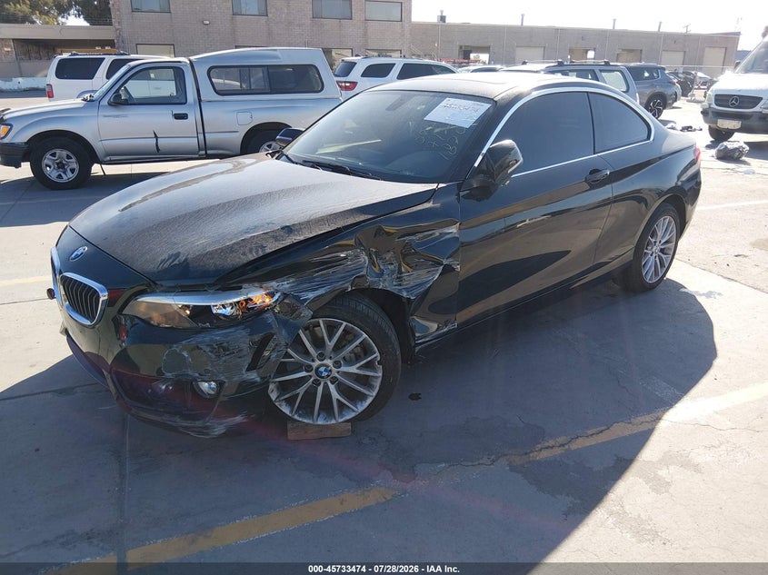 Vin: wba1f9c58gv546781, lot: 46232173, bmw 228i 20162