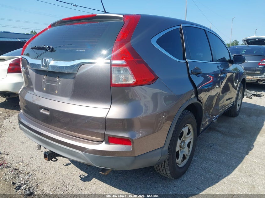 Vin: 3czrm3h30fg707612, lot: 46232176, honda cr-v lx 20154