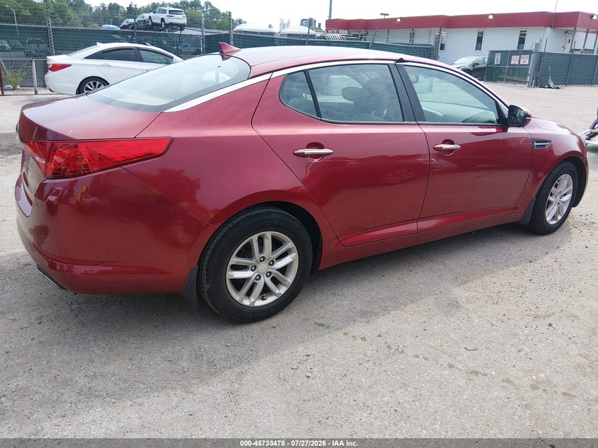 Vin: 5xxgm4a7xdg252218, lot: 46232177, kia optima lx 20134