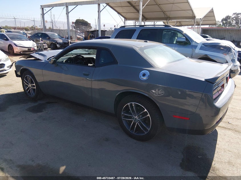 Vin: 2c3cdzgg3kh616660, lot: 46232186, dodge challenger sxt awd 20193