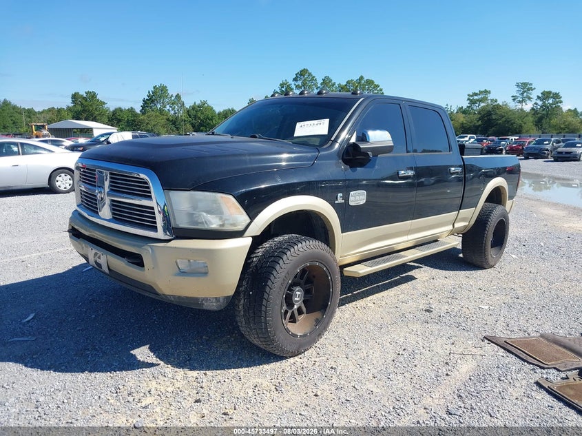 Vin: 3c6ud5glxcg177617, lot: 46232196, ram 2500 laramie longhorn 20122