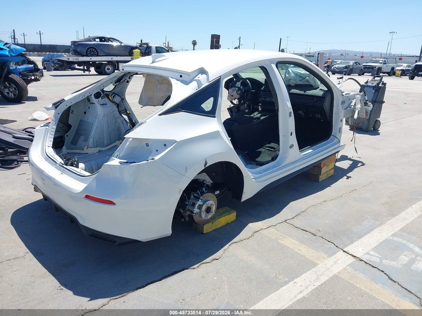 Vin: 19xfl2h80te025225, lot: 46232213, honda civic sport 20264