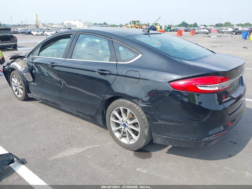 Vin: 3fa6p0uu5hr132885, lot: 46232220, ford fusion hybrid s 20173