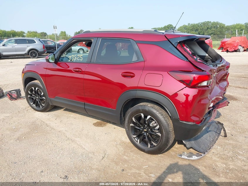 Vin: kl79mps24pb092289, lot: 46232224, chevrolet trailblazer fwd lt 20233