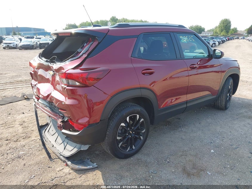Vin: kl79mps24pb092289, lot: 46232224, chevrolet trailblazer fwd lt 20234