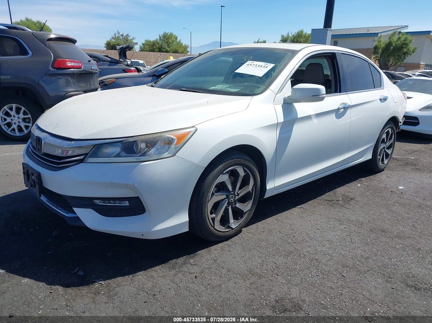 Vin: 1hgcr3f8xga031070, lot: 46232234, honda accord ex-l v-6 20162