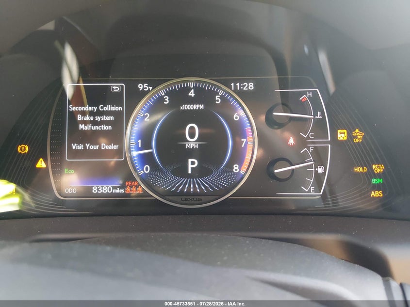 2025 LEXUS ES 350 auction photo 7