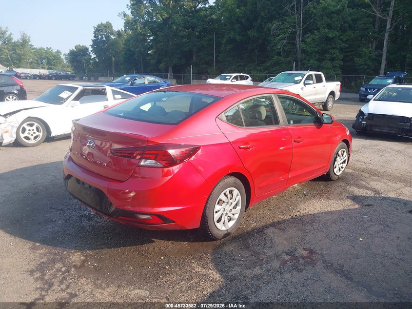 Vin: 5npd74lf7kh410059, lot: 46232281, hyundai elantra se 20194