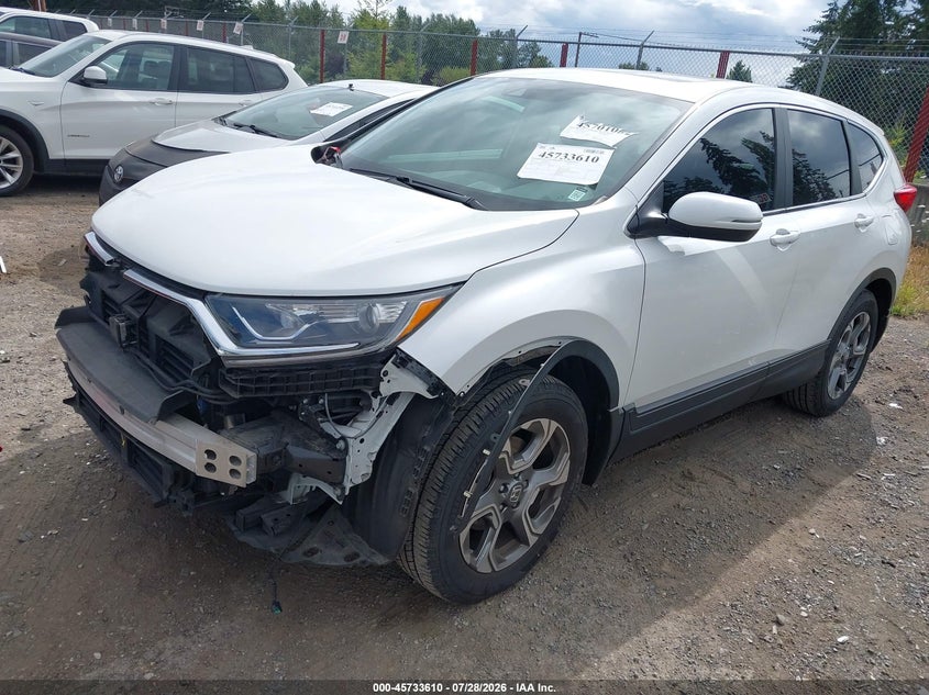 Vin: jhlrw2h84kx020356, lot: 46232309, honda cr-v ex-l 20192