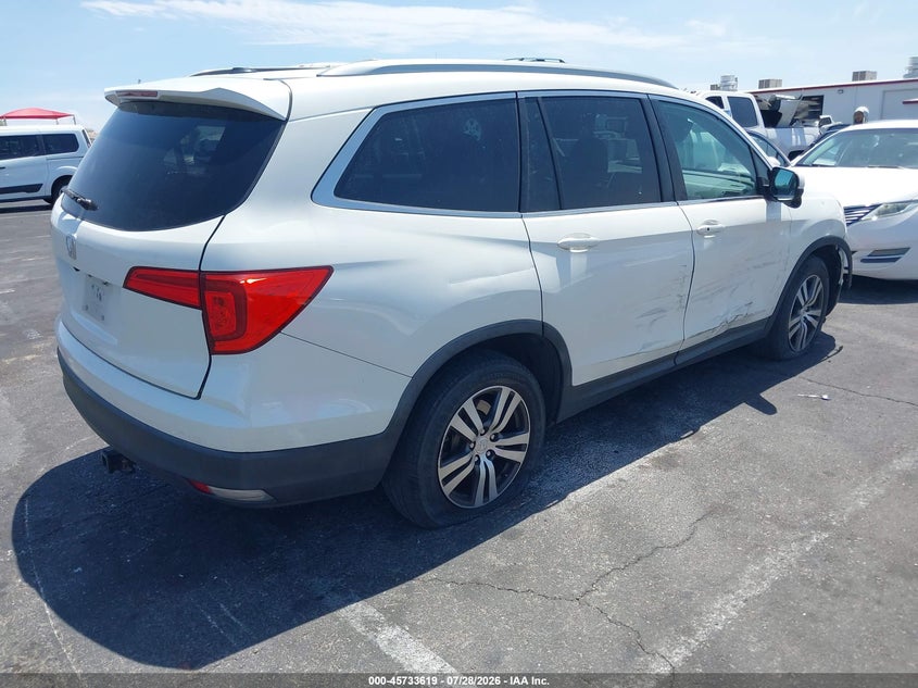 Vin: 5fnyf5h5xgb018290, lot: 46232318, honda pilot ex-l 20164