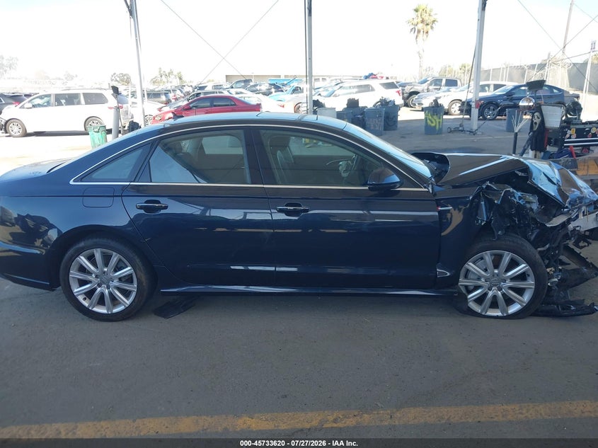2016 AUDI A6 SEDAN 3.0L V-6 DI, DOHC, VVT, SUPERCHARGER, 333HP