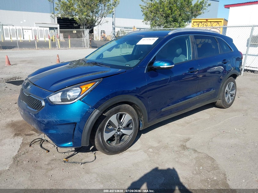 Vin: kndcc3lc4k5224213, lot: 46232337, kia niro ex 20192