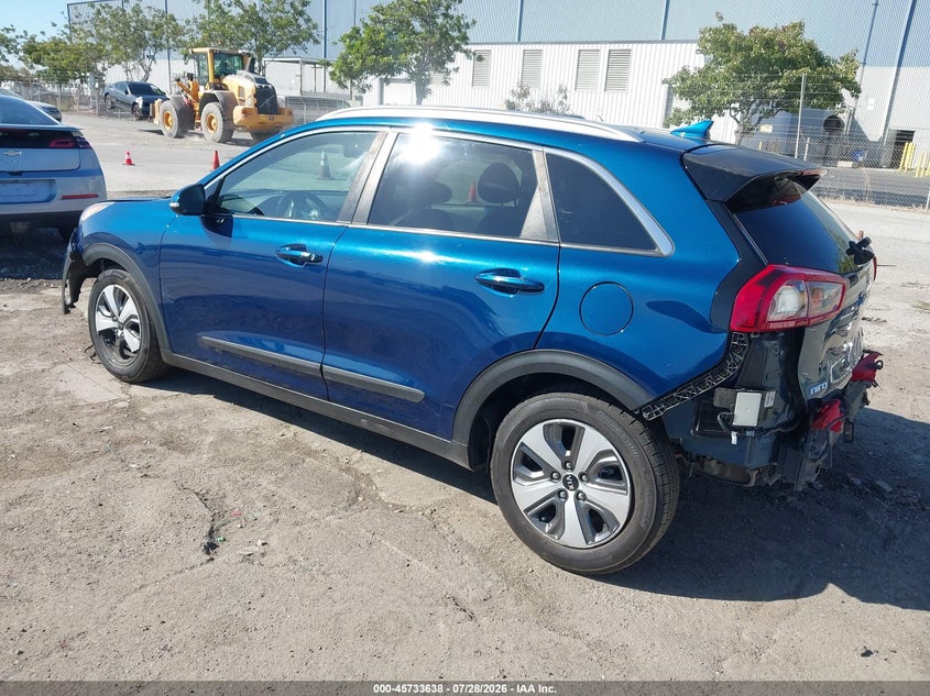 Vin: kndcc3lc4k5224213, lot: 46232337, kia niro ex 20193