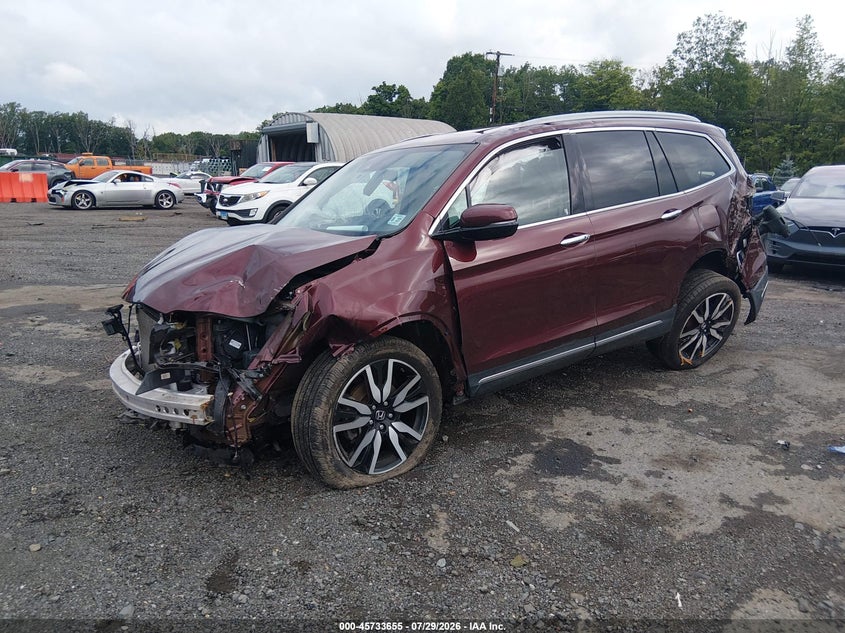 Vin: 5fnyf6h93nb000171, lot: 46232354, honda pilot awd touring 8 passenger 20222