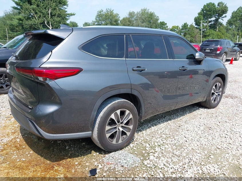 Vin: 5tdgzrahxls006936, lot: 46232362, toyota highlander xle 20204