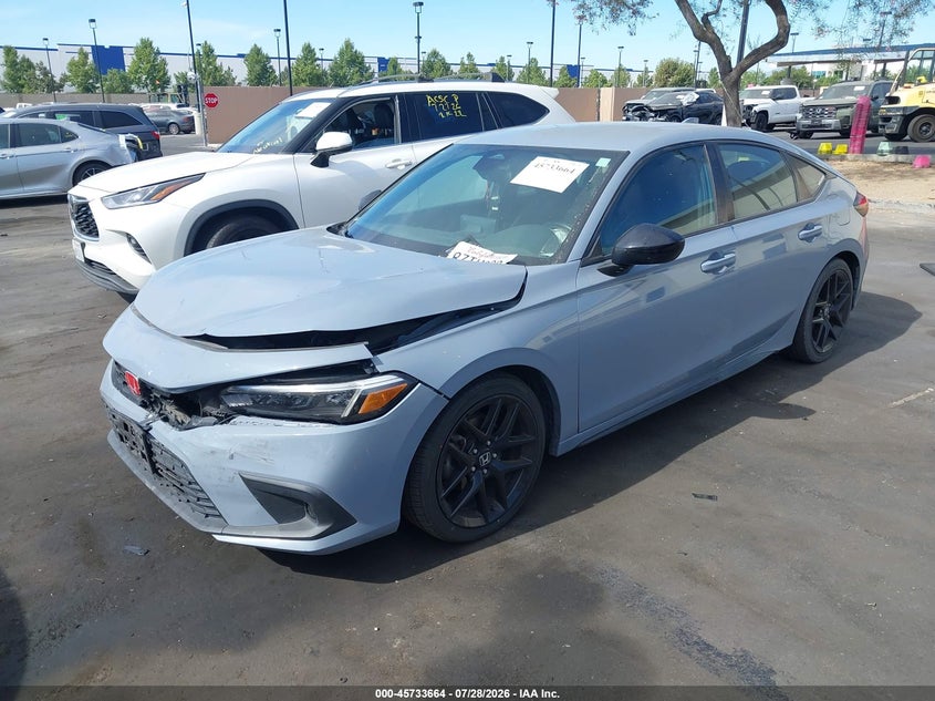 Vin: 19xfl2h87ne005704, lot: 46232363, honda civic sport 20222