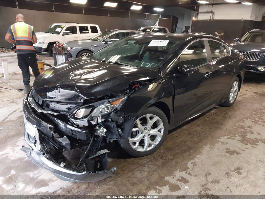Vin: 1g1rd6s57ju131503, lot: 46232375, chevrolet volt premier 20182