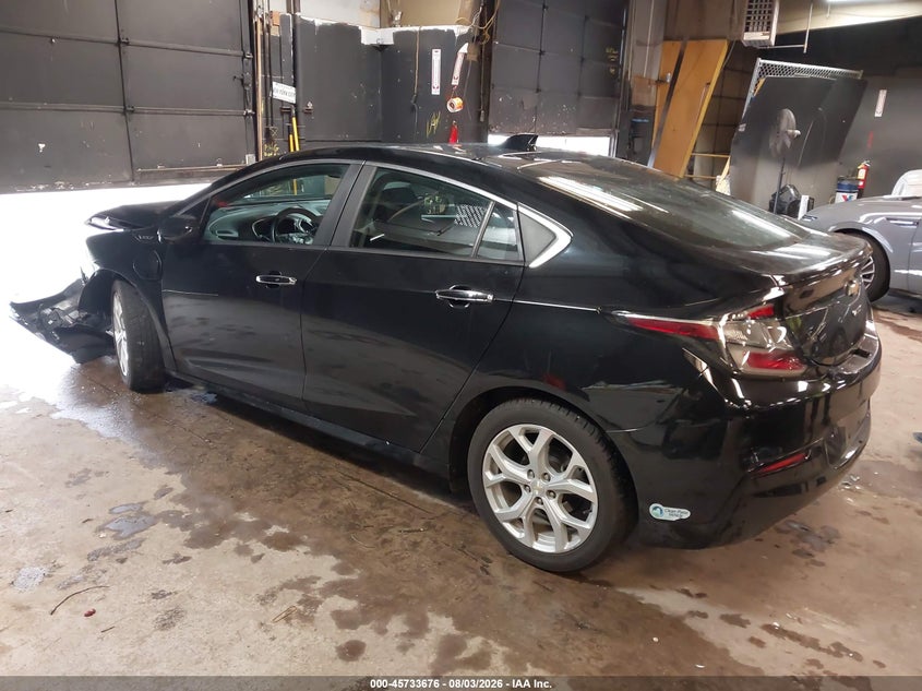 Vin: 1g1rd6s57ju131503, lot: 46232375, chevrolet volt premier 20183