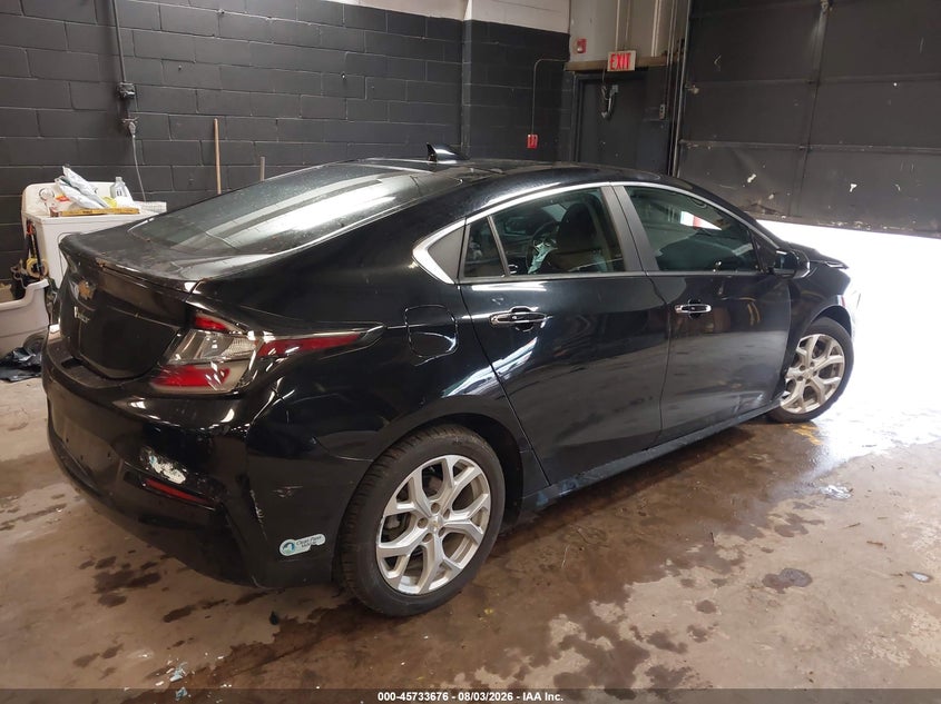 Vin: 1g1rd6s57ju131503, lot: 46232375, chevrolet volt premier 20184