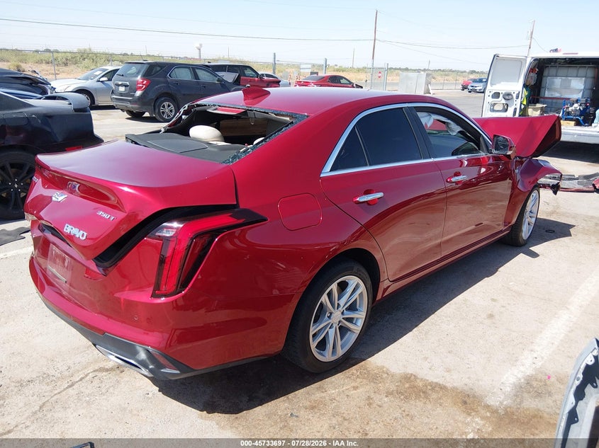 Vin: 1g6da5rk3s0120400, lot: 46232396, cadillac ct4 luxury rwd 20254