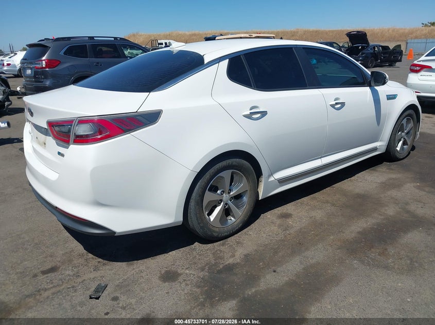 Vin: knagm4ad1e5064096, lot: 46232400, kia optima hybrid lx 20144