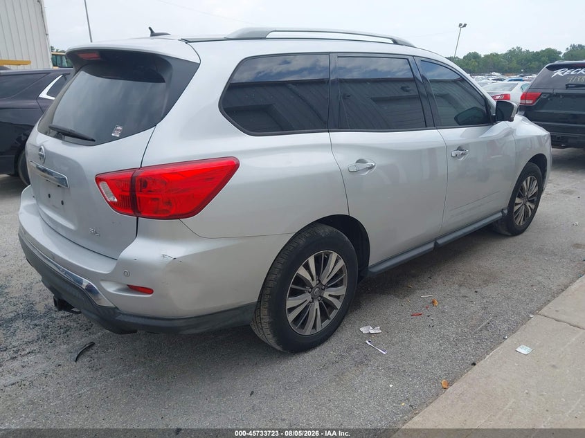 Vin: 5n1dr2mn1jc635927, lot: 46232422, nissan pathfinder sl 20184