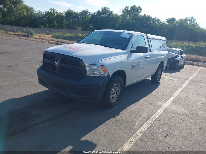 Vin: 3c6jr7dg9kg600001, lot: 46232444, ram 1500 classic tradesman  4x4 8' box 20192