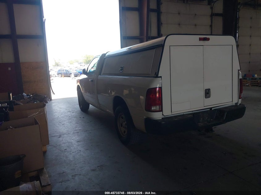 Vin: 3c6jr7dg9kg600001, lot: 46232444, ram 1500 classic tradesman  4x4 8' box 20193
