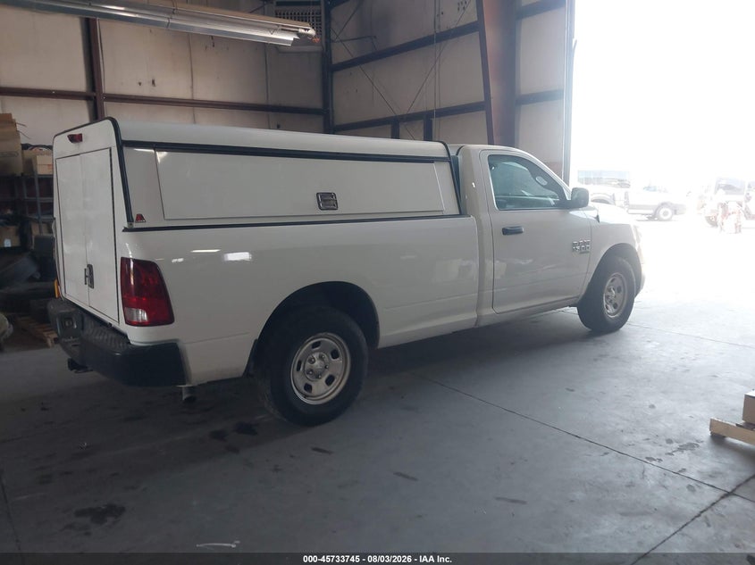 Vin: 3c6jr7dg9kg600001, lot: 46232444, ram 1500 classic tradesman  4x4 8' box 20194