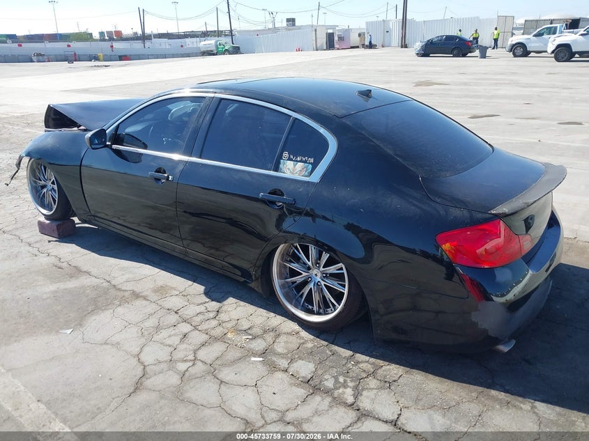 2009 INFINITI G37 auction photo 3