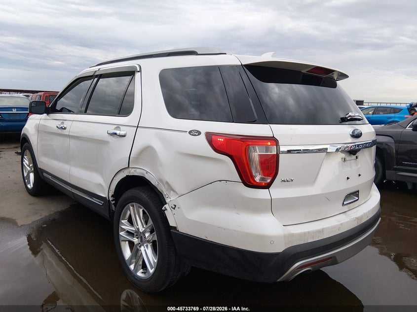 Vin: 1fm5k7d81ggb35669, lot: 46232468, ford explorer xlt 20163