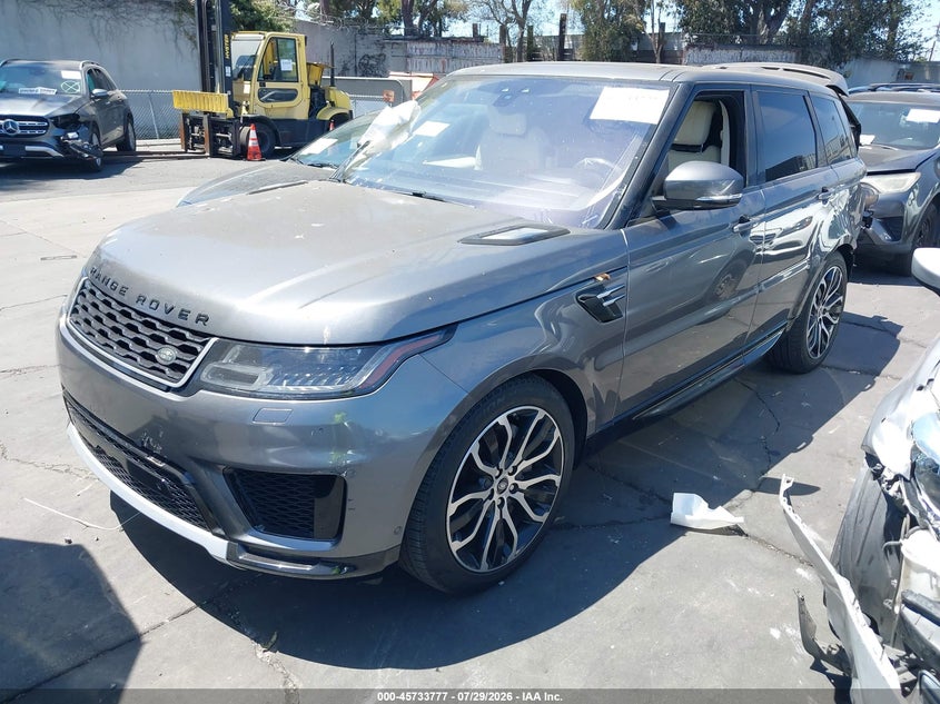 Vin: salwr2rv0ja811358, lot: 46232476, land rover range rover sport hse 20182