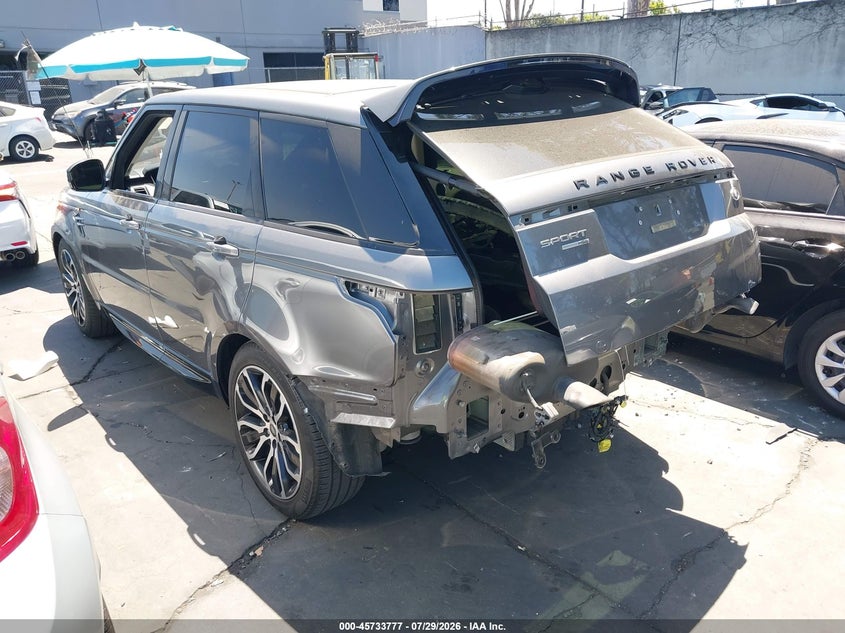 Vin: salwr2rv0ja811358, lot: 46232476, land rover range rover sport hse 20183