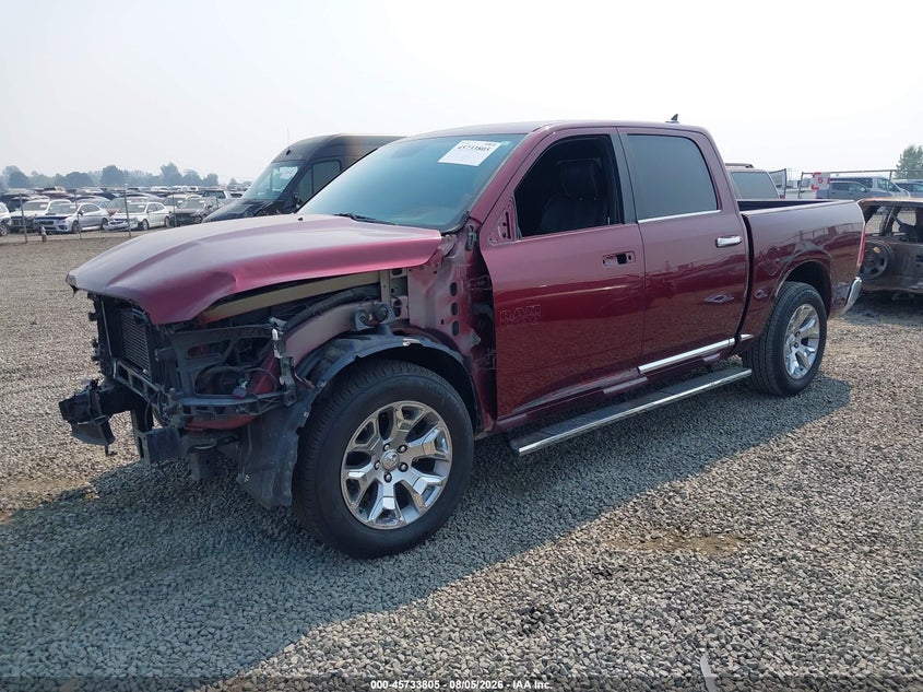 Vin: 1c6rr7pm5gs421264, lot: 46232504, ram 1500 longhorn limited 20162