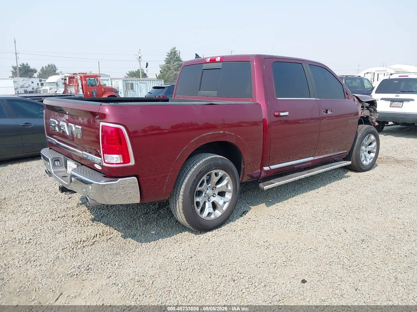 Vin: 1c6rr7pm5gs421264, lot: 46232504, ram 1500 longhorn limited 20164