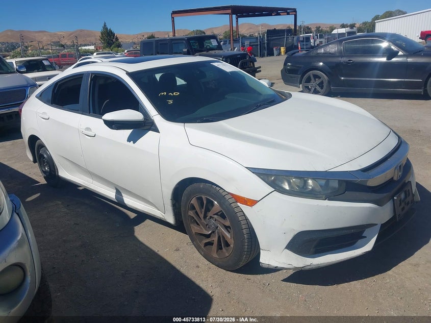 Vin: 2hgfc2f75gh522762, lot: 46232512, honda civic ex 2016 img_1