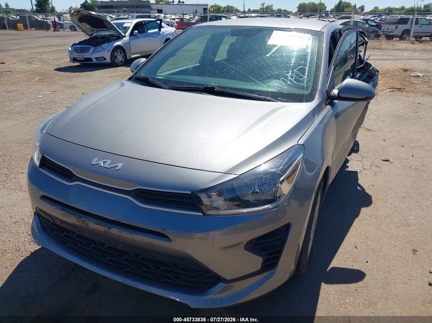 Vin: 3kpa24ad8ne434348, lot: 46232535, kia rio s 20222